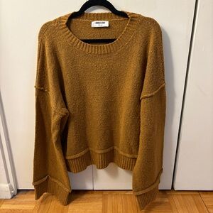 Oversized brown sweater